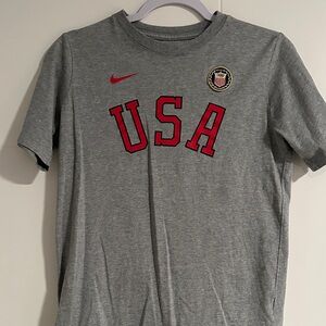 Gray Nike Team USA Olympics shirt